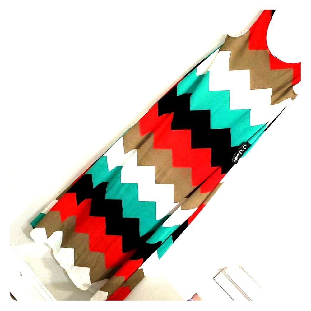 Long Chevron dress